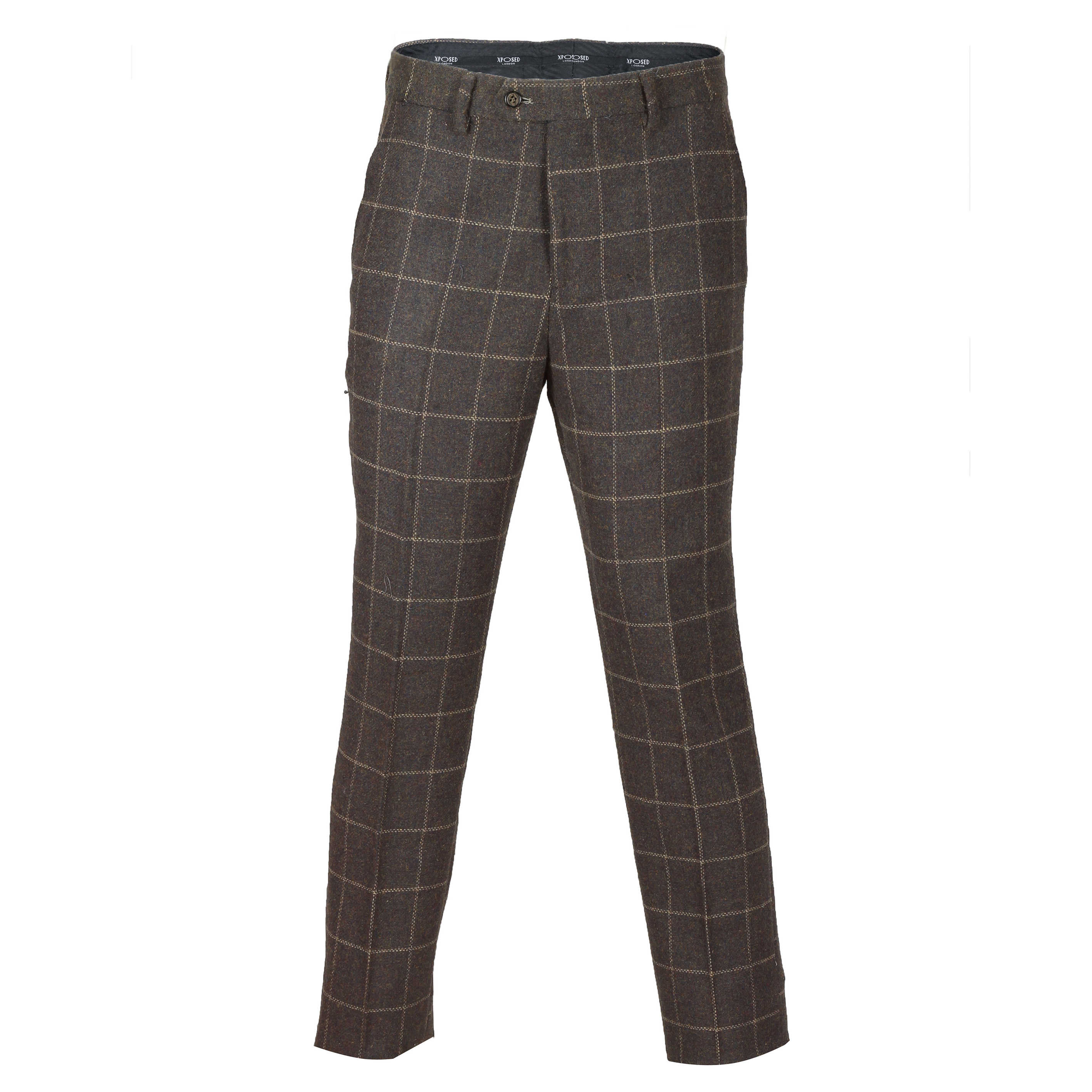 brown trousers mens